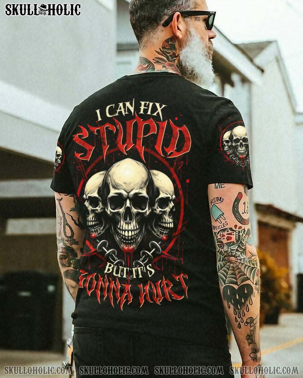 BLISSCORNERS I CAN FIX STUPID BUT IT'S GONNA HURT ALL OVER PRINT