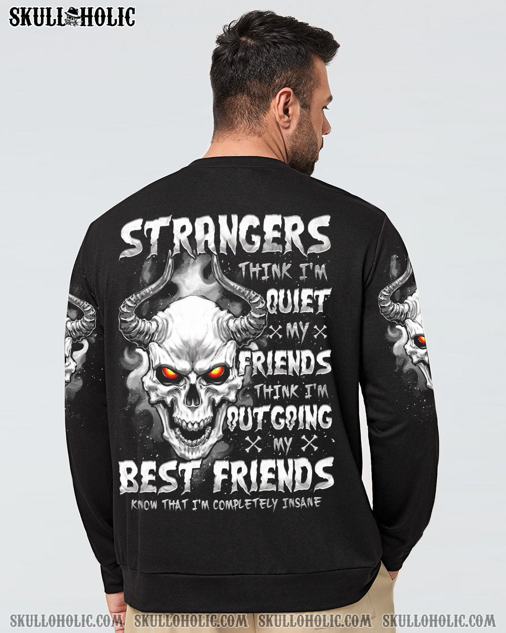 BLISSCORNERS STRANGERS THINK I'M QUIET ALL OVER PRINT