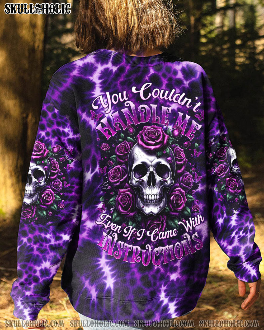 BLISSCORNERS YOU COULDN'T HANDLE ME TIE DYE ALL OVER PRINT