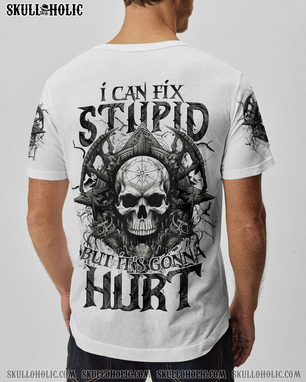 BLISSCORNERS I CAN FIX STUPID BUT IT'S GONNA HURT ALL OVER PRINT