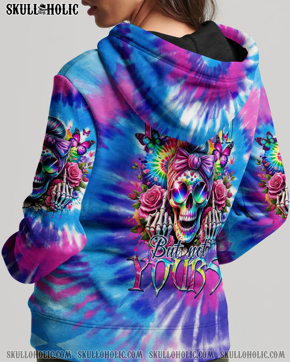 BLISSCORNERS ZERO F GIVEN MESSY BUN ALL OVER PRINT