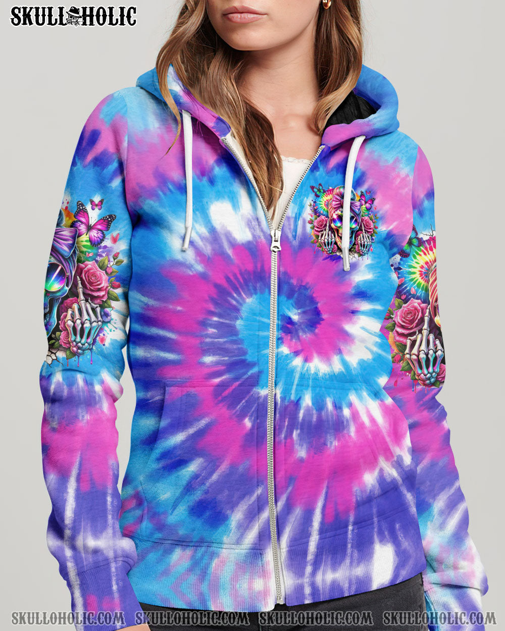 BLISSCORNERS ZERO F GIVEN MESSY BUN ALL OVER PRINT