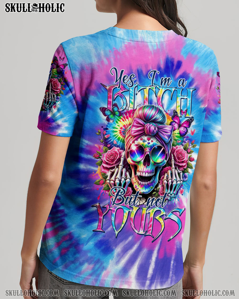 BLISSCORNERS ZERO F GIVEN MESSY BUN ALL OVER PRINT