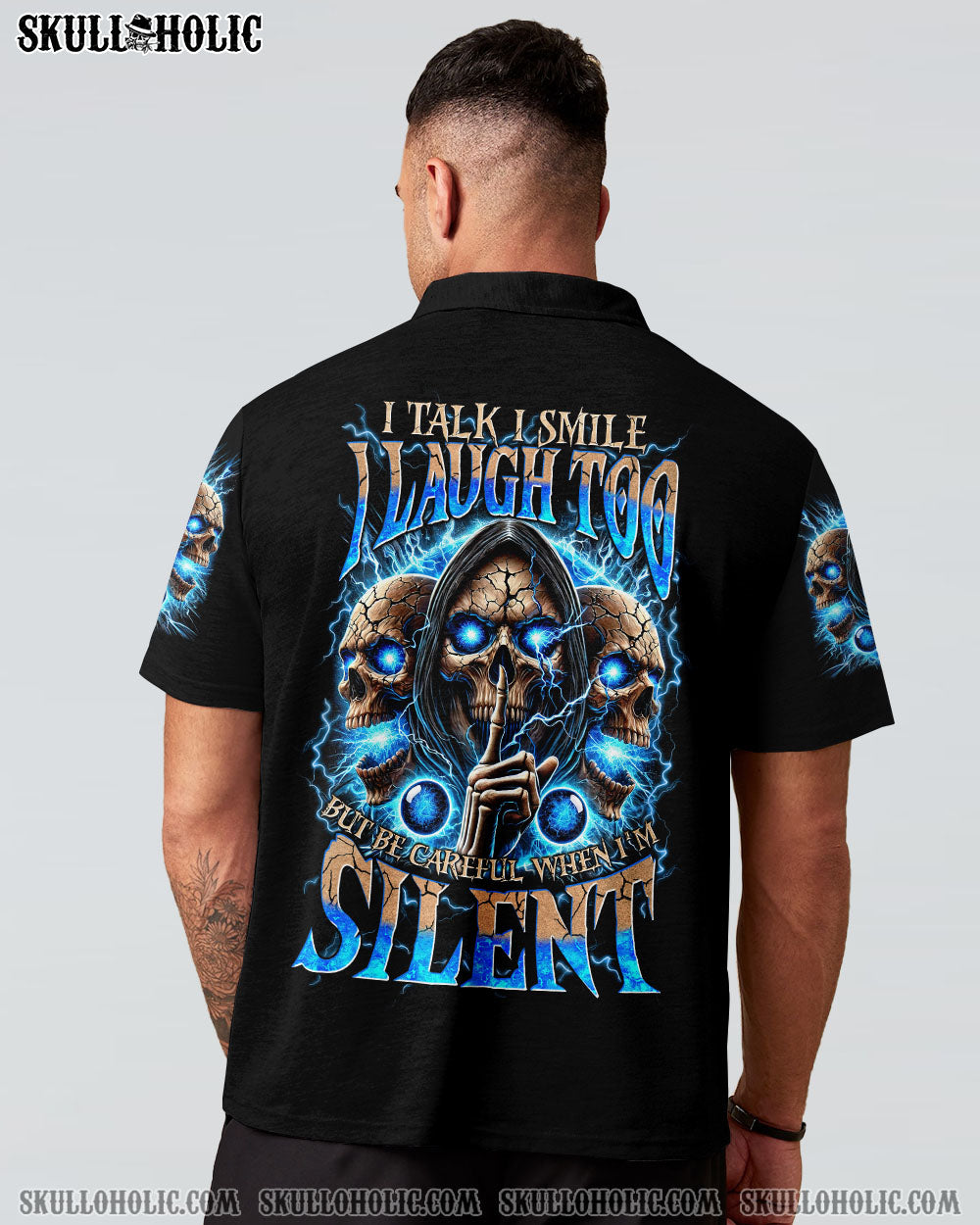 BLISSCORNERS BE CAREFUL WHEN I'M SILENT ALL OVER PRINT