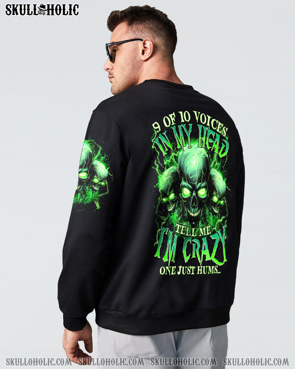 BLISSCORNERS 9 OF 10 VOICES IN MY HEAD ALL OVER PRINT