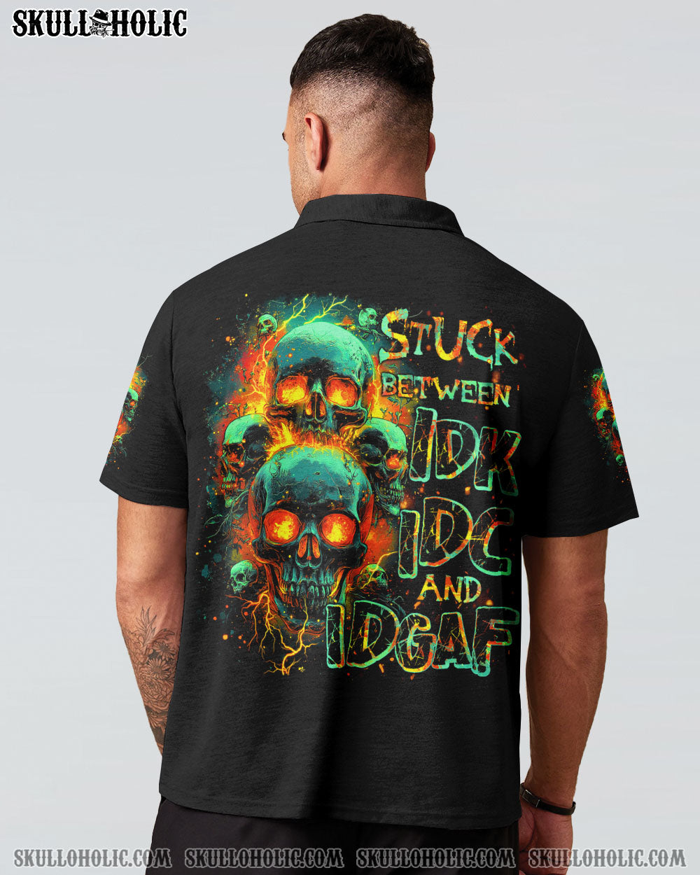 BLISSCORNERS STUCK BETWEEN IDK IDC AND IDGAF ALL OVER PRINT