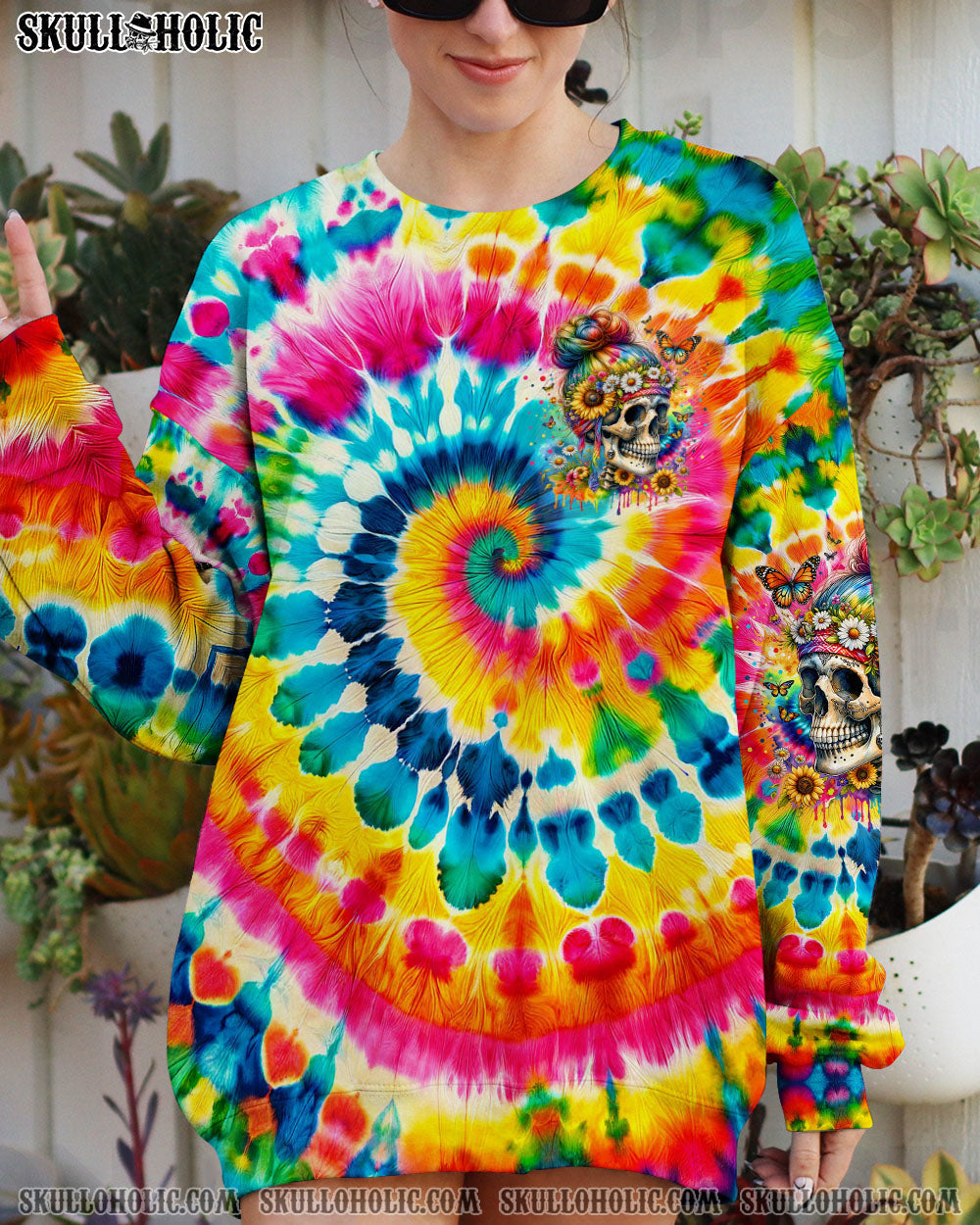 BLISSCORNERS THE GOOD GIRL IN ME TIE DYE ALL OVER PRINT