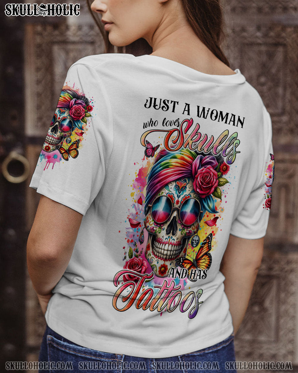 BLISSCORNERS I AM THE STORM MESSY BUN ALL OVER PRINT