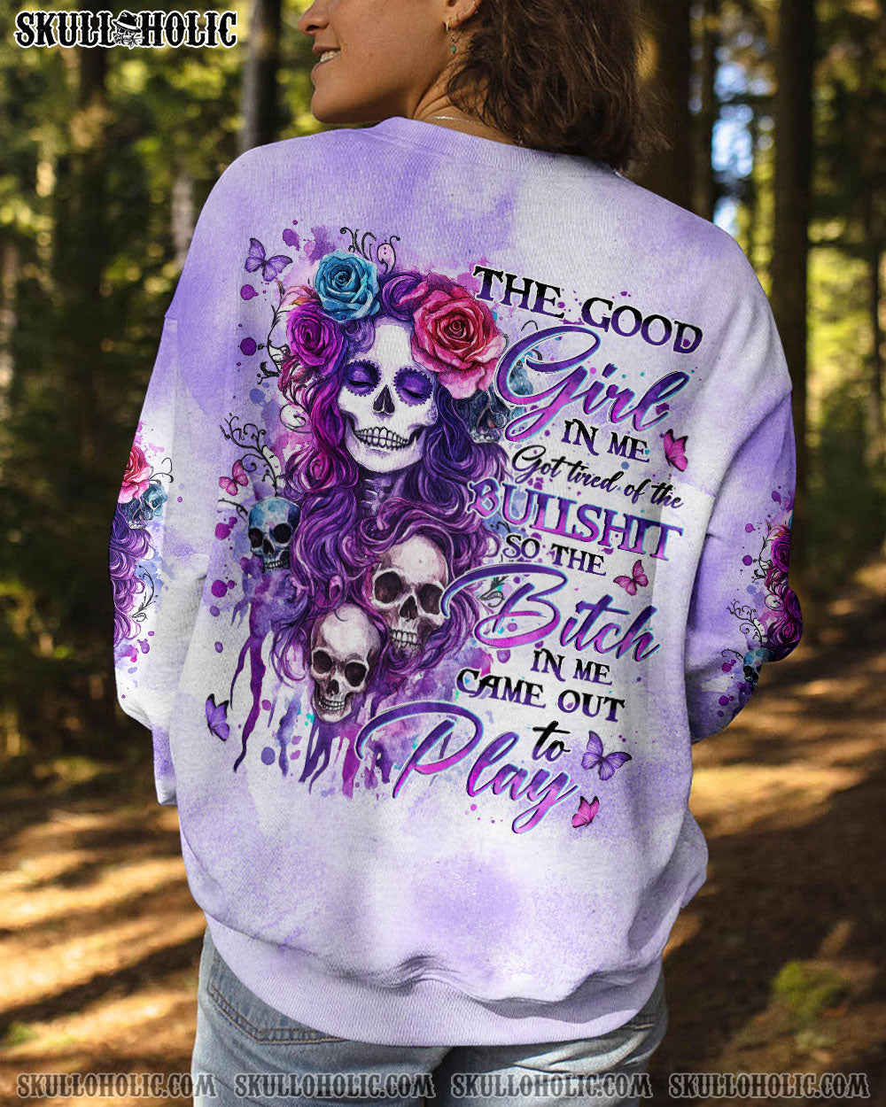BLISSCORNERS THE GOOD GIRL IN ME AL OVER PRINT