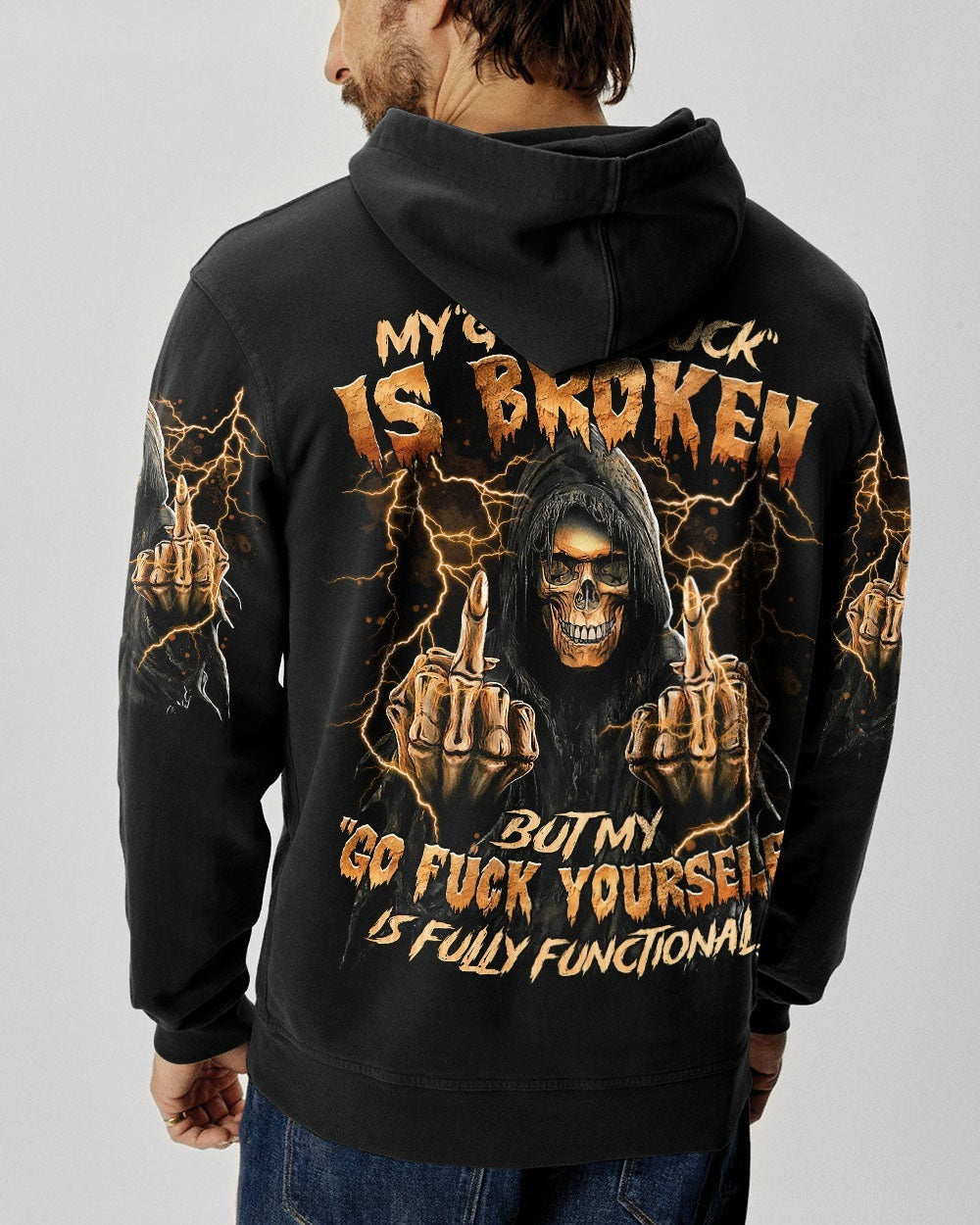 BLISSCORNERS MY GIVE A F IS BROKEN ALL OVER PRINT