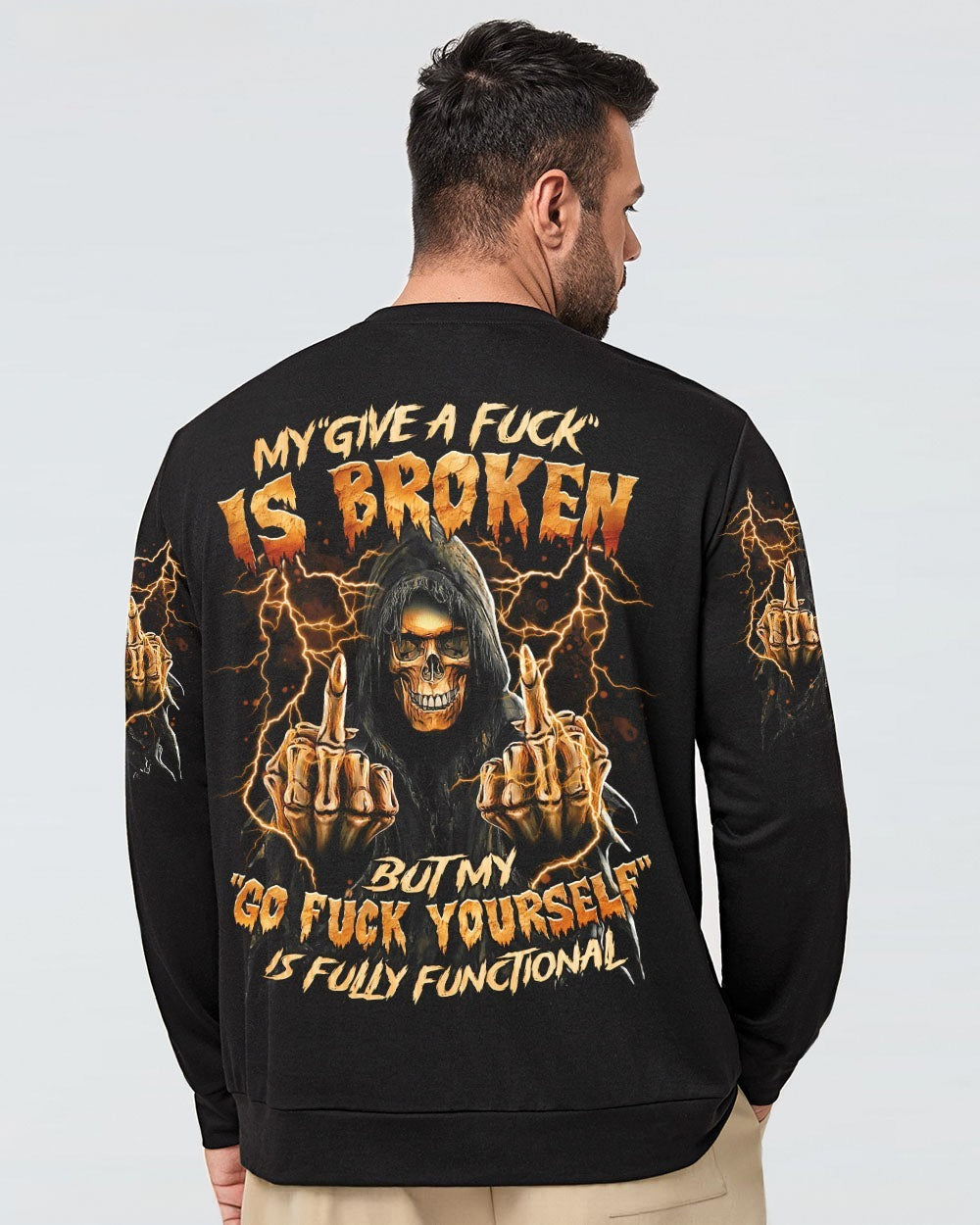BLISSCORNERS MY GIVE A F IS BROKEN ALL OVER PRINT