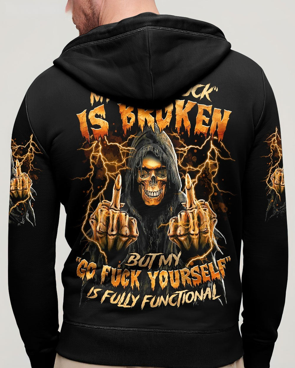 BLISSCORNERS MY GIVE A F IS BROKEN ALL OVER PRINT