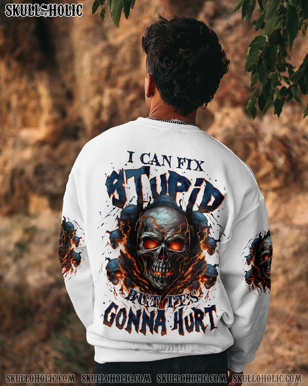 BLISSCORNERS I CAN FIX STUPID BUT IT'S GONNA HURT ALL OVER PRINT