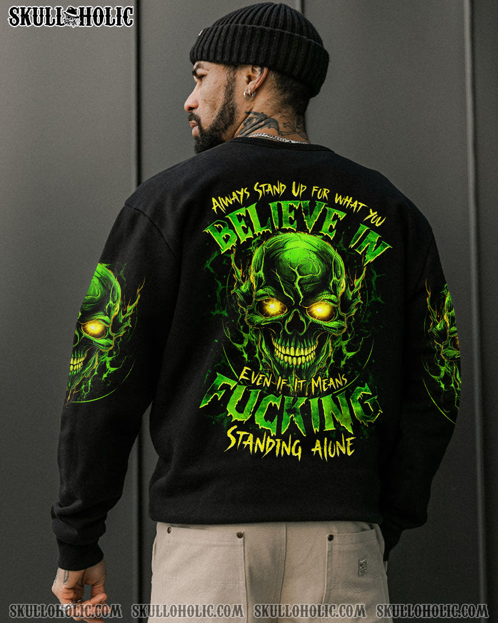 BLISSCORNERS ALWAYS STAND UP FOR WHAT YOU BELIEVE ALL OVER PRINT