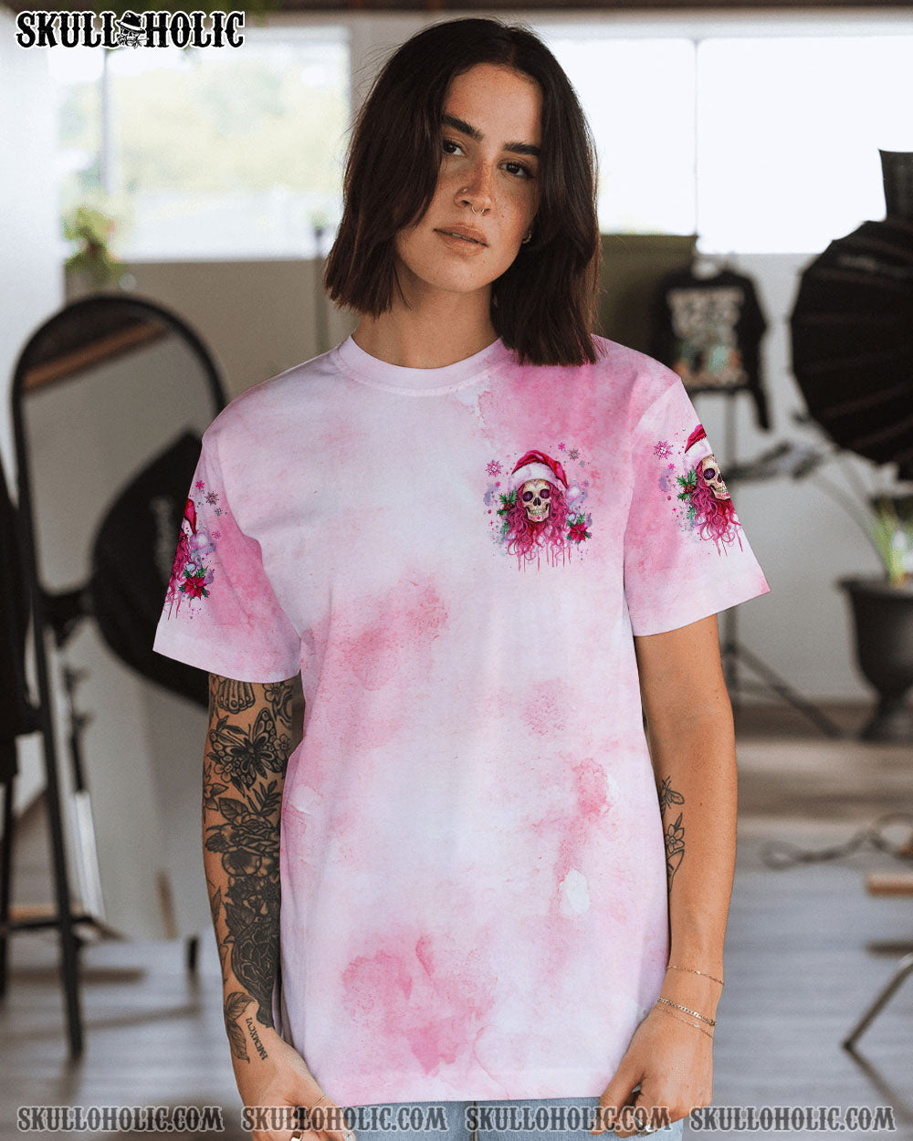 BLISSCORNERS THE GOOD GIRL IN ME CHRISTMAS ALL OVER PRINT