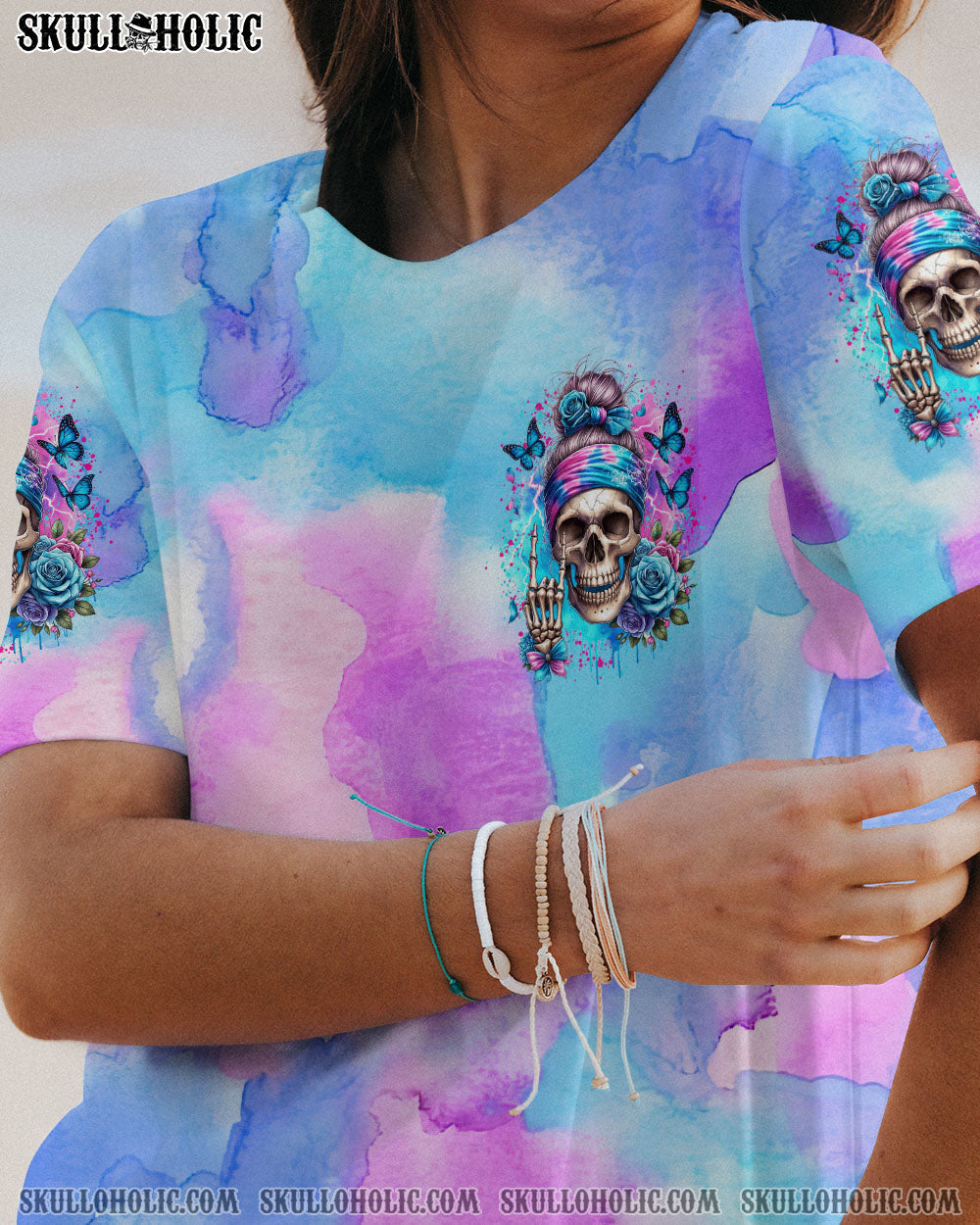BLISSCORNERS MY GIVE A F IS BROKEN MESSY BUN ROSE ALL OVER PRINT