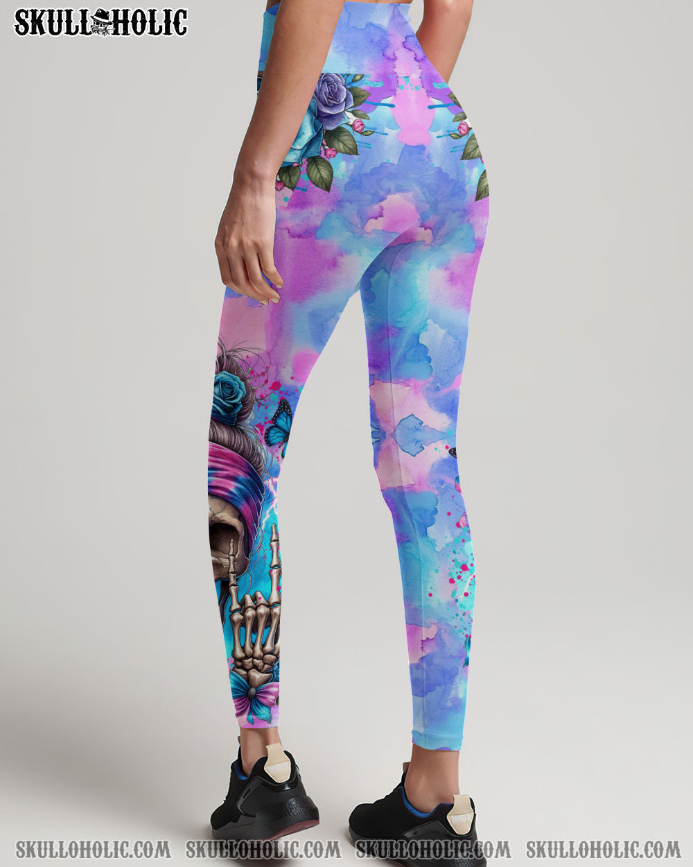 BLISSCORNERS MY GIVE A F IS BROKEN MESSY BUN ROSE ALL OVER PRINT