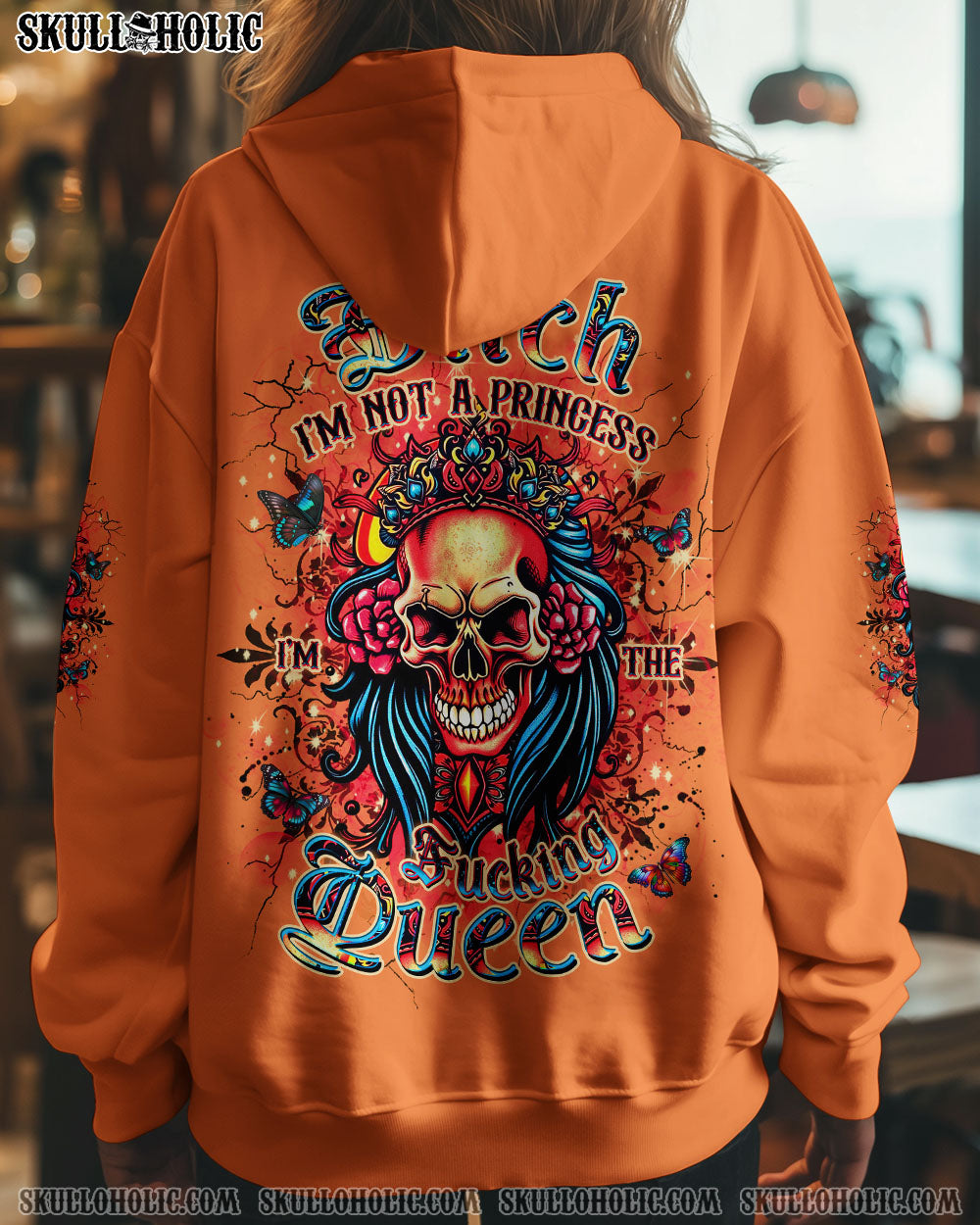 BLISSCORNERS I'M THE F QUEEN SKULL ALL OVER PRINT