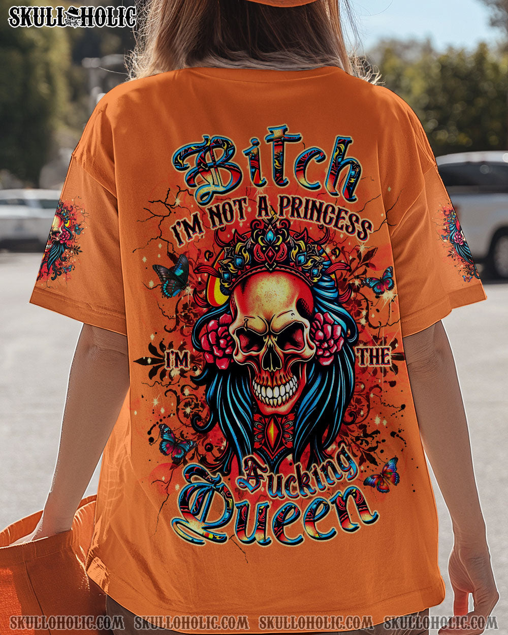 BLISSCORNERS I'M THE F QUEEN SKULL ALL OVER PRINT