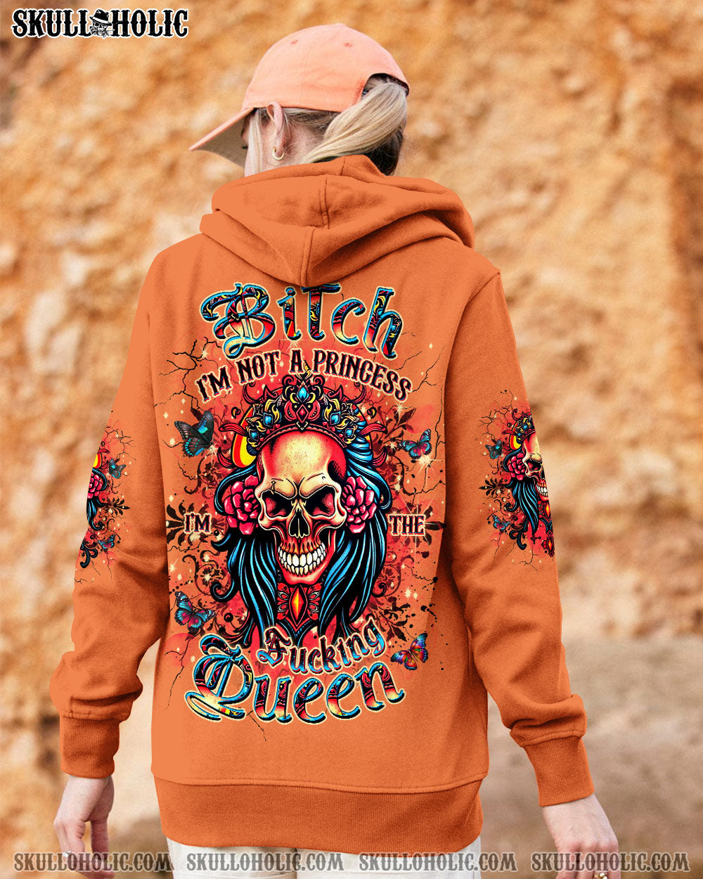 BLISSCORNERS I'M THE F QUEEN SKULL ALL OVER PRINT