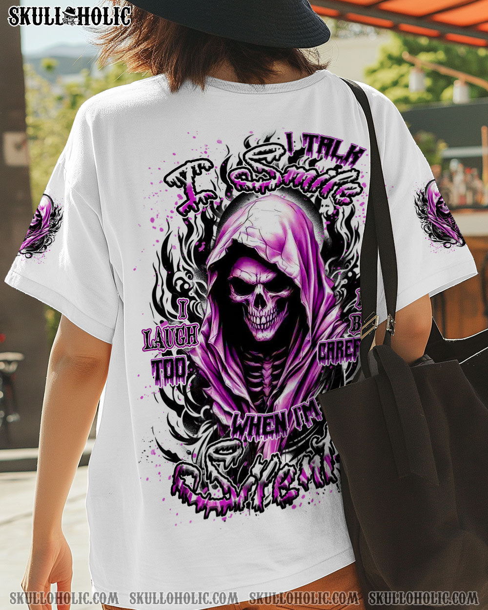 BLISSCORNERS BE CAREFUL WHEN I'M SILENT REAPER ALL OVER PRINT