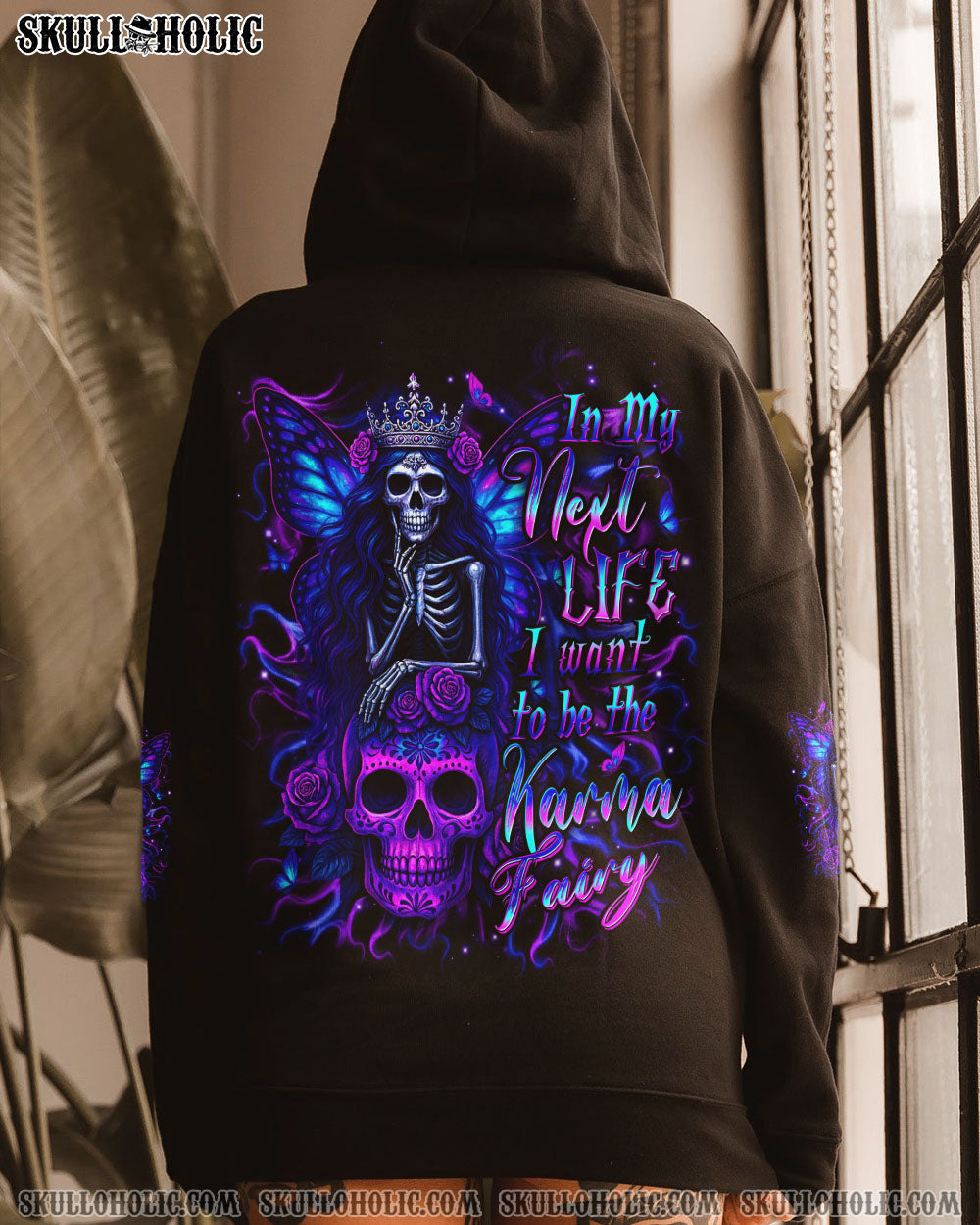 BLISSCORNERS KARMA FAIRY SKULL ALL OVER PRINT