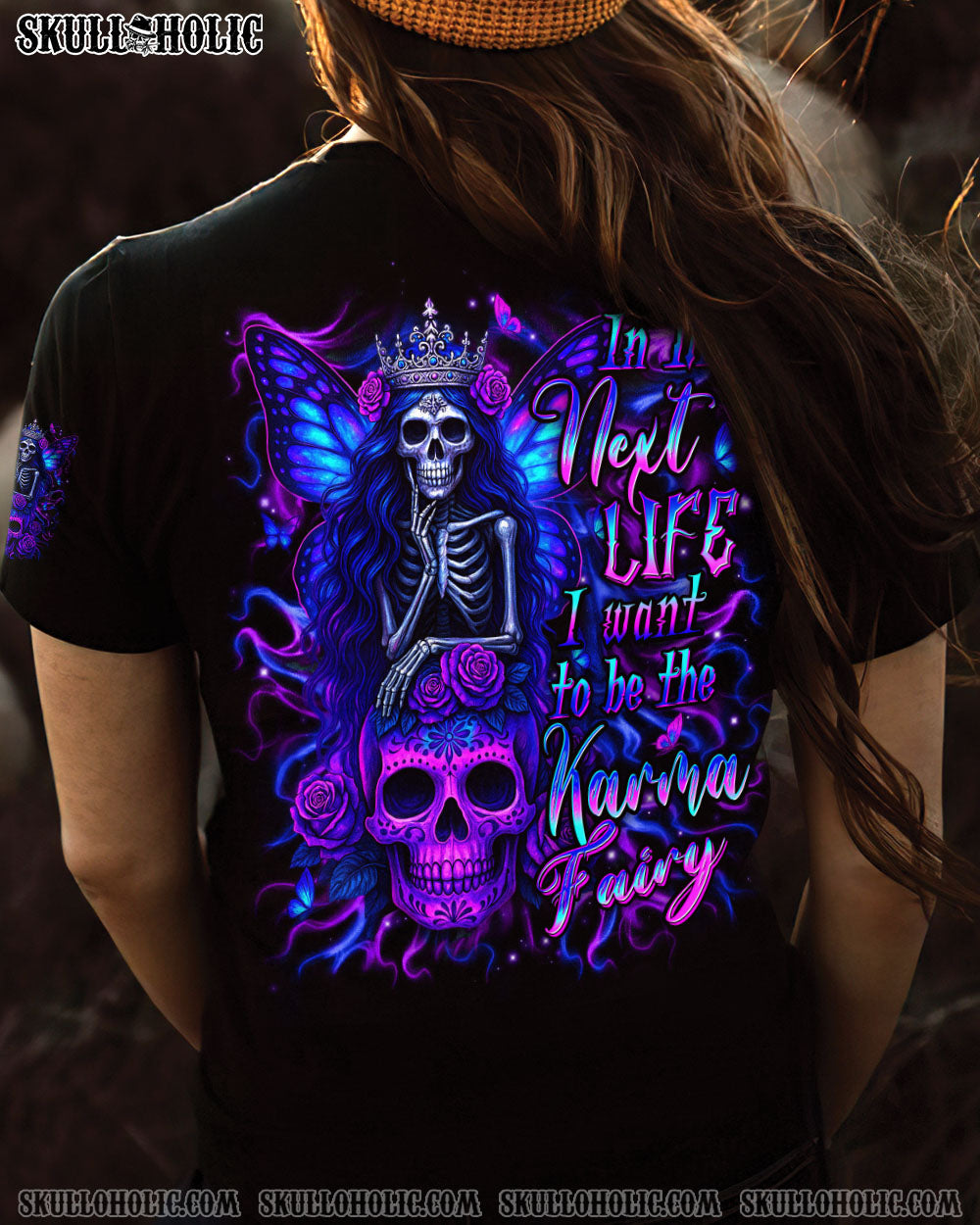 BLISSCORNERS KARMA FAIRY SKULL ALL OVER PRINT