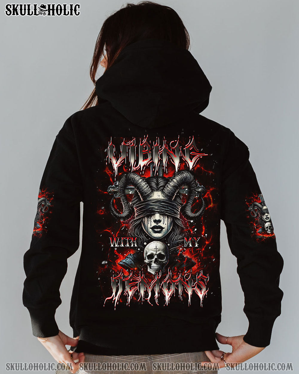 BLISSCORNERS VIBING WITH MY DEMONS ALL OVER PRINT