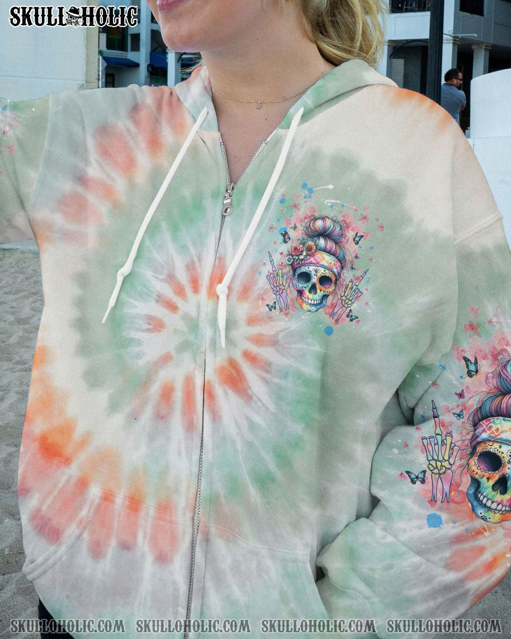 BLISSCORNERS THE GOOD GIRL IN ME TIE DYE ALL OVER PRINT