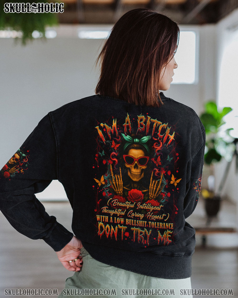 BLISSCORNERS I'M A B DON'T TRY ME ALL OVER PRINT