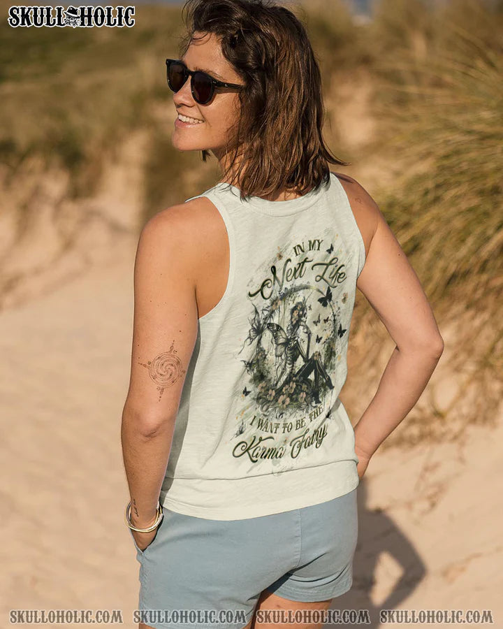 BLISSCORNERS KARMA FAIRY SKELETON LADY ALL OVER PRINT