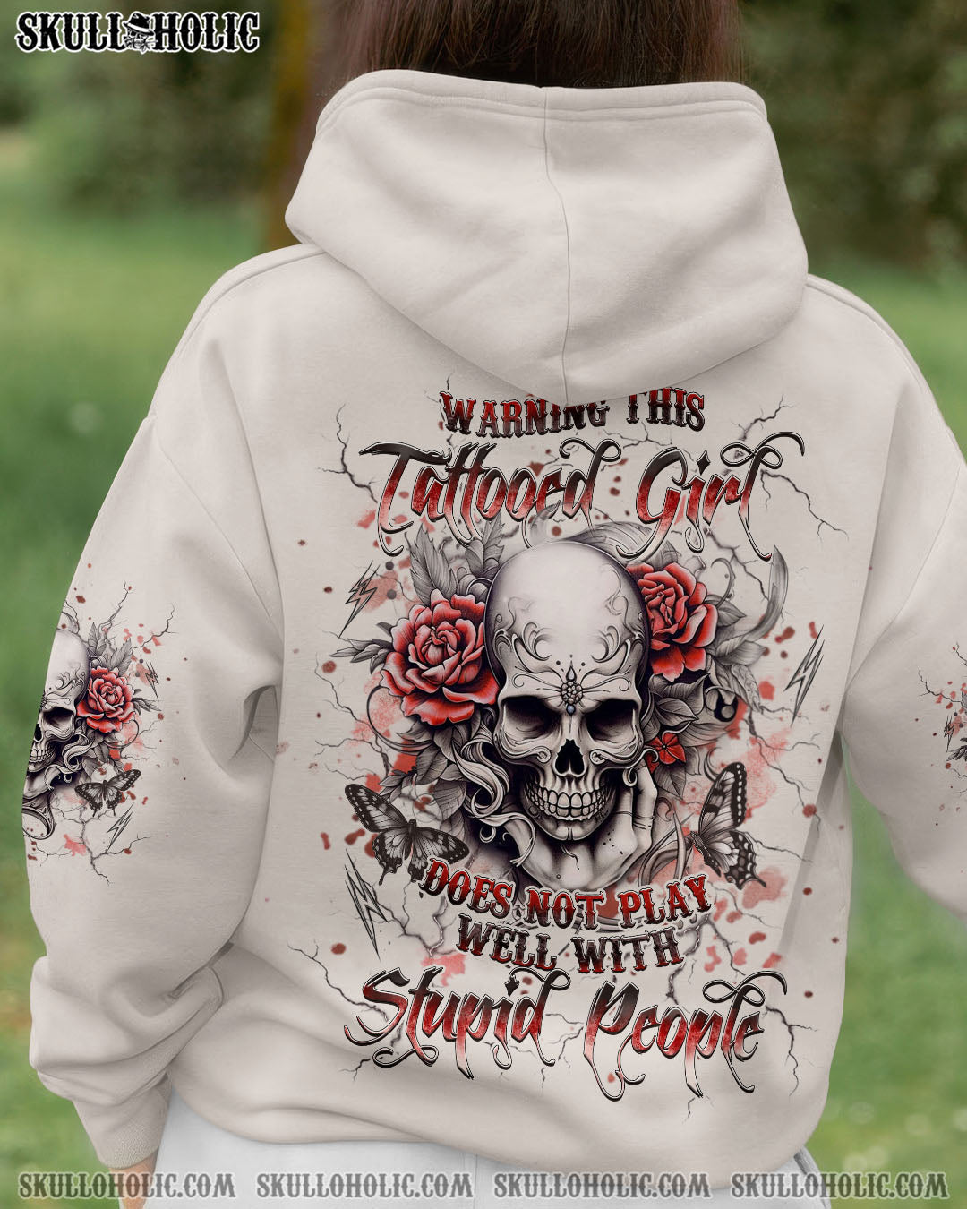BLISSCORNERS WARNING THIS TATTOOED GIRL ALL OVER PRINT