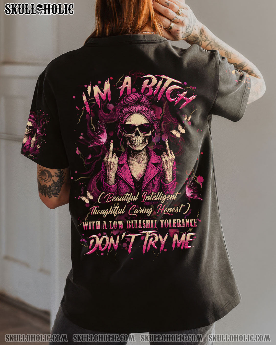 BLISSCORNERS I'M A B DON'T TRY ME ALL OVER PRINT