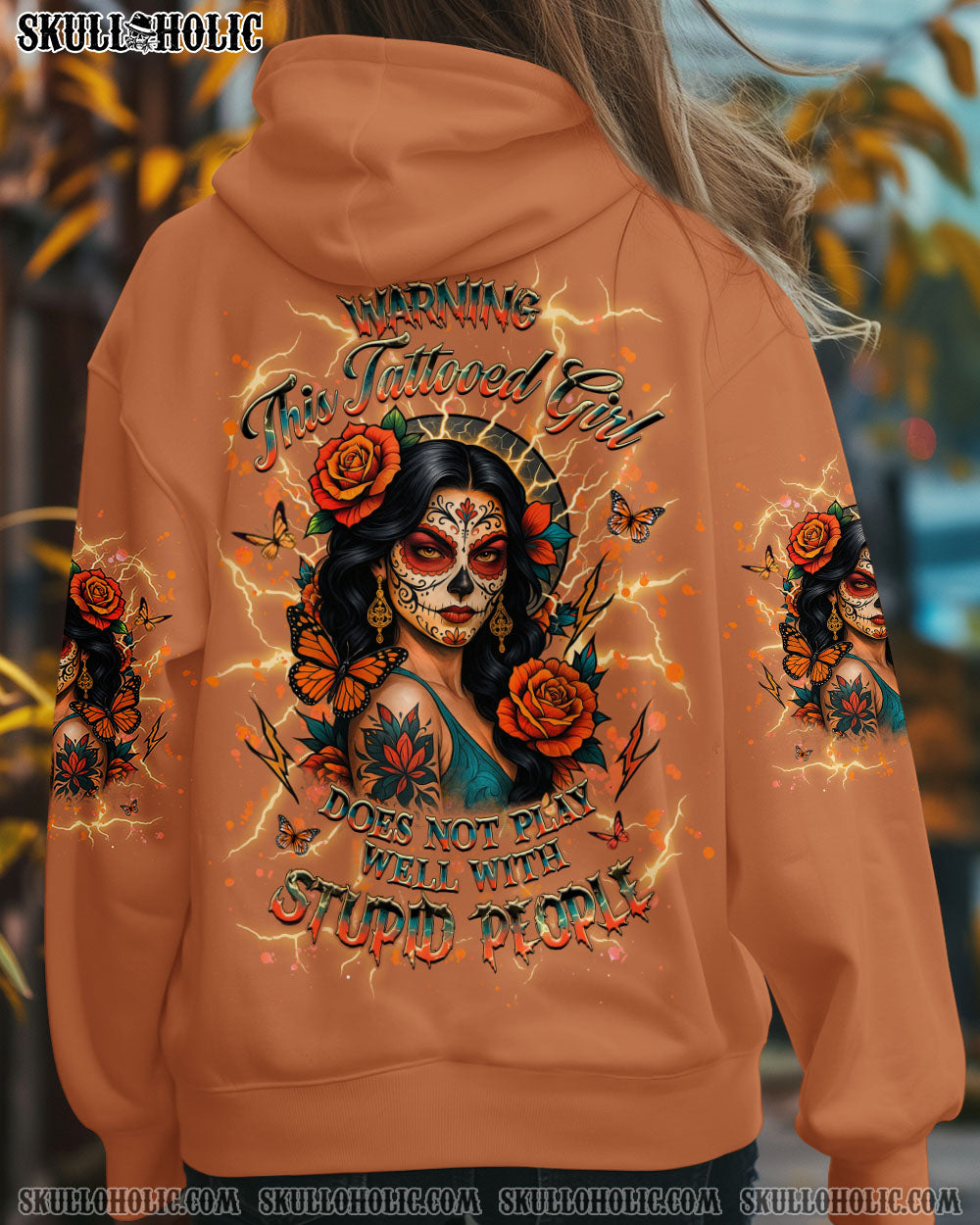 BLISSCORNERS WARNING THIS TATTOOED GIRL ALL OVER PRINT