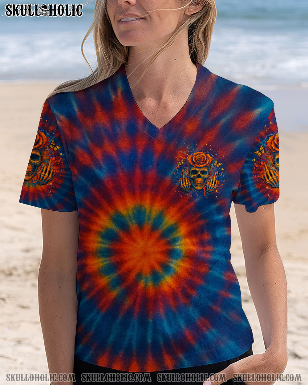 BLISSCORNERS MY GIVE A F IS BROKEN TIE DYE ALL OVER PRINT