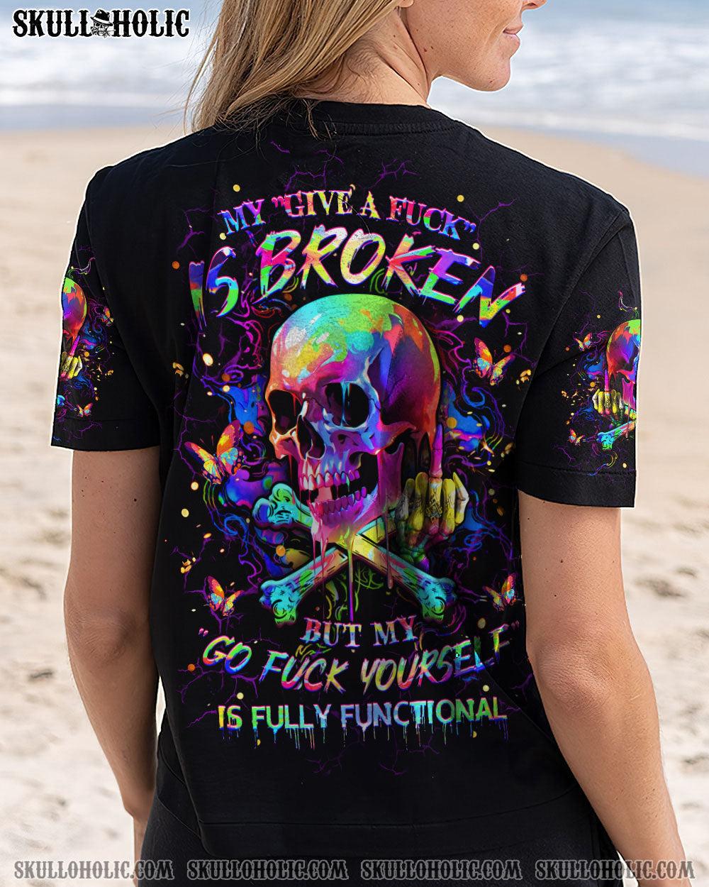 BLISSCORNERS MY GIVE A F IS BROKEN ALL OVER PRINT