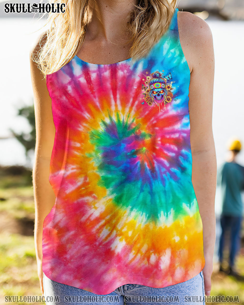 BLISSCORNERS MY GIVE A F IS BROKEN TIE DYE ALL OVER PRINT