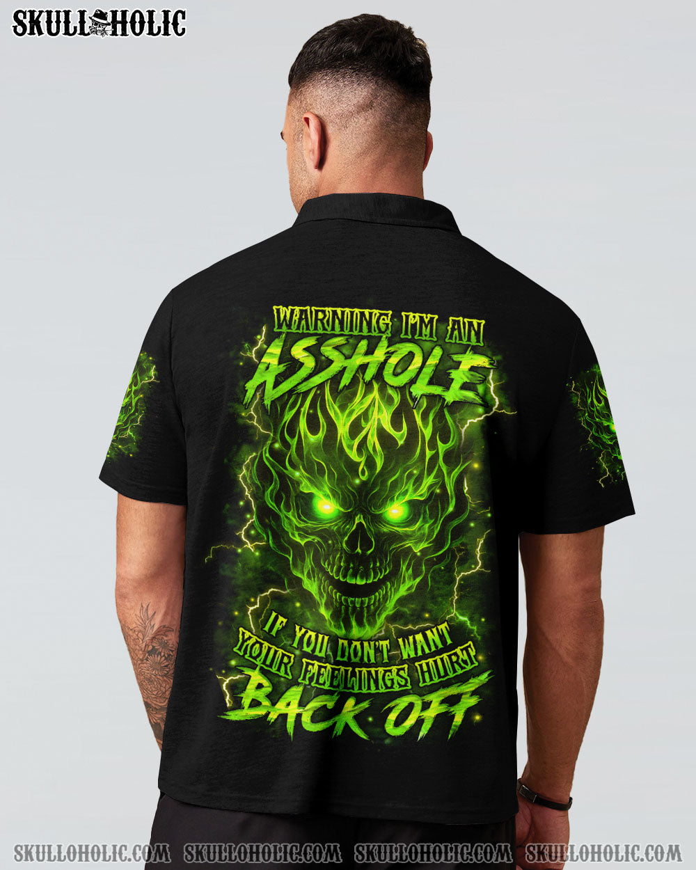 BLISSCORNERS WARNING I'M AN A MAD SKULL ALL OVER PRINT