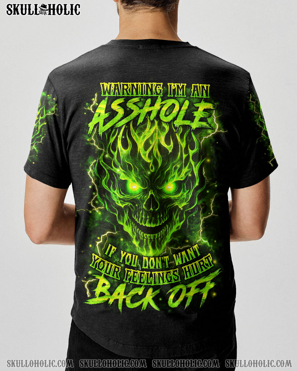 BLISSCORNERS WARNING I'M AN A MAD SKULL ALL OVER PRINT