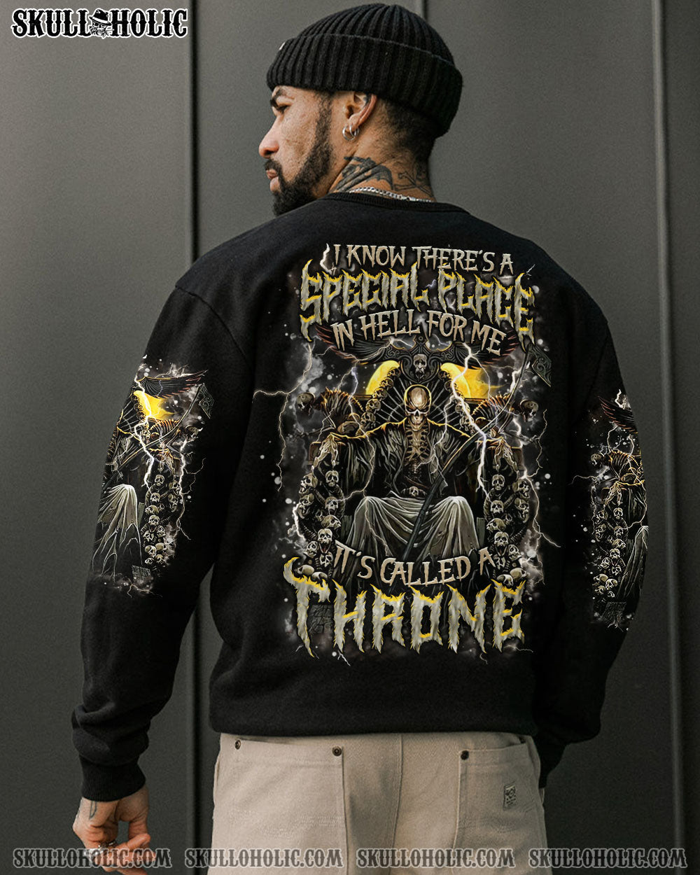 BLISSCORNERS THRONE SKULL ALL OVER PRINT