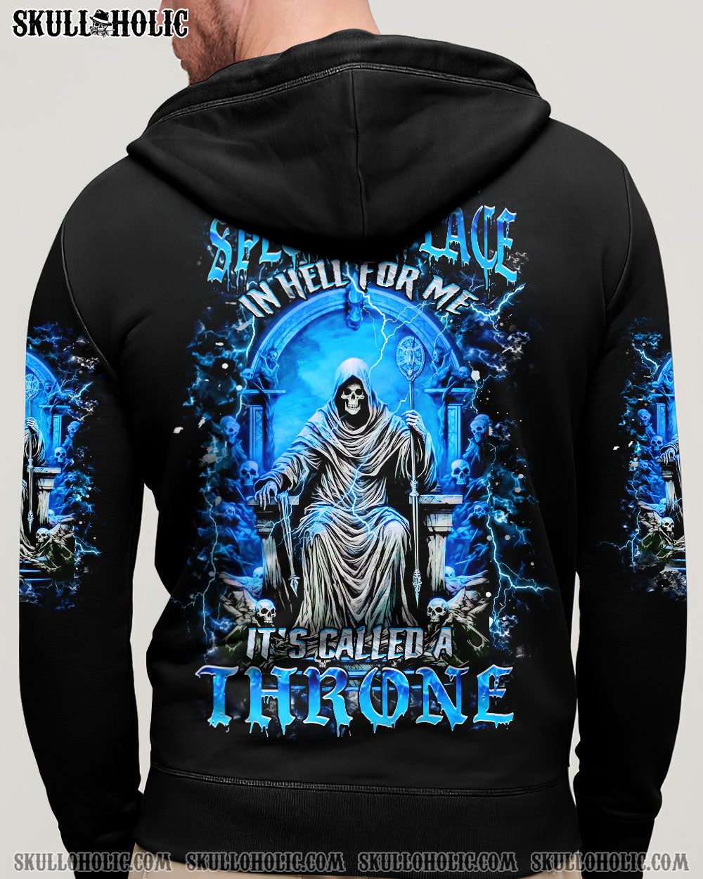 BLISSCORNERS THRONE SKULL ALL OVER PRINT