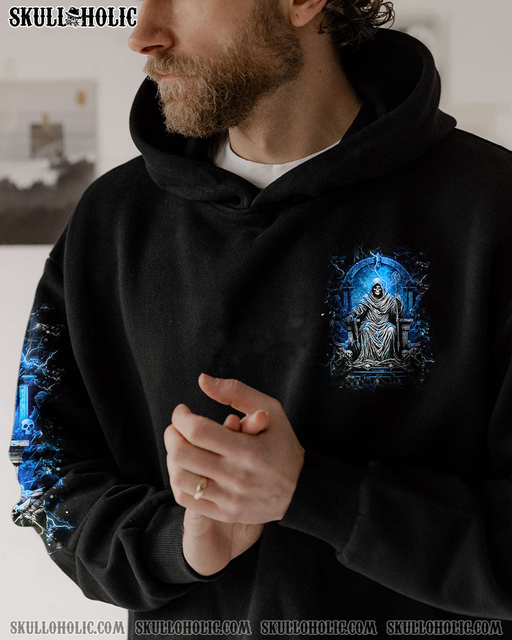 BLISSCORNERS THRONE SKULL ALL OVER PRINT