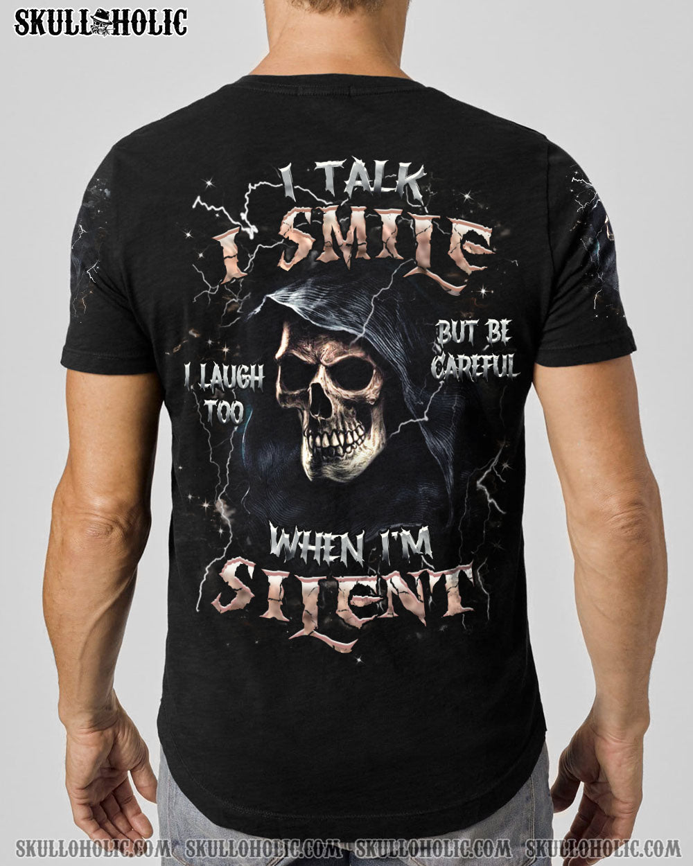 BLISSCORNERS BE CAREFUL WHEN I'M SILENT REAPER ALL OVER PRINT