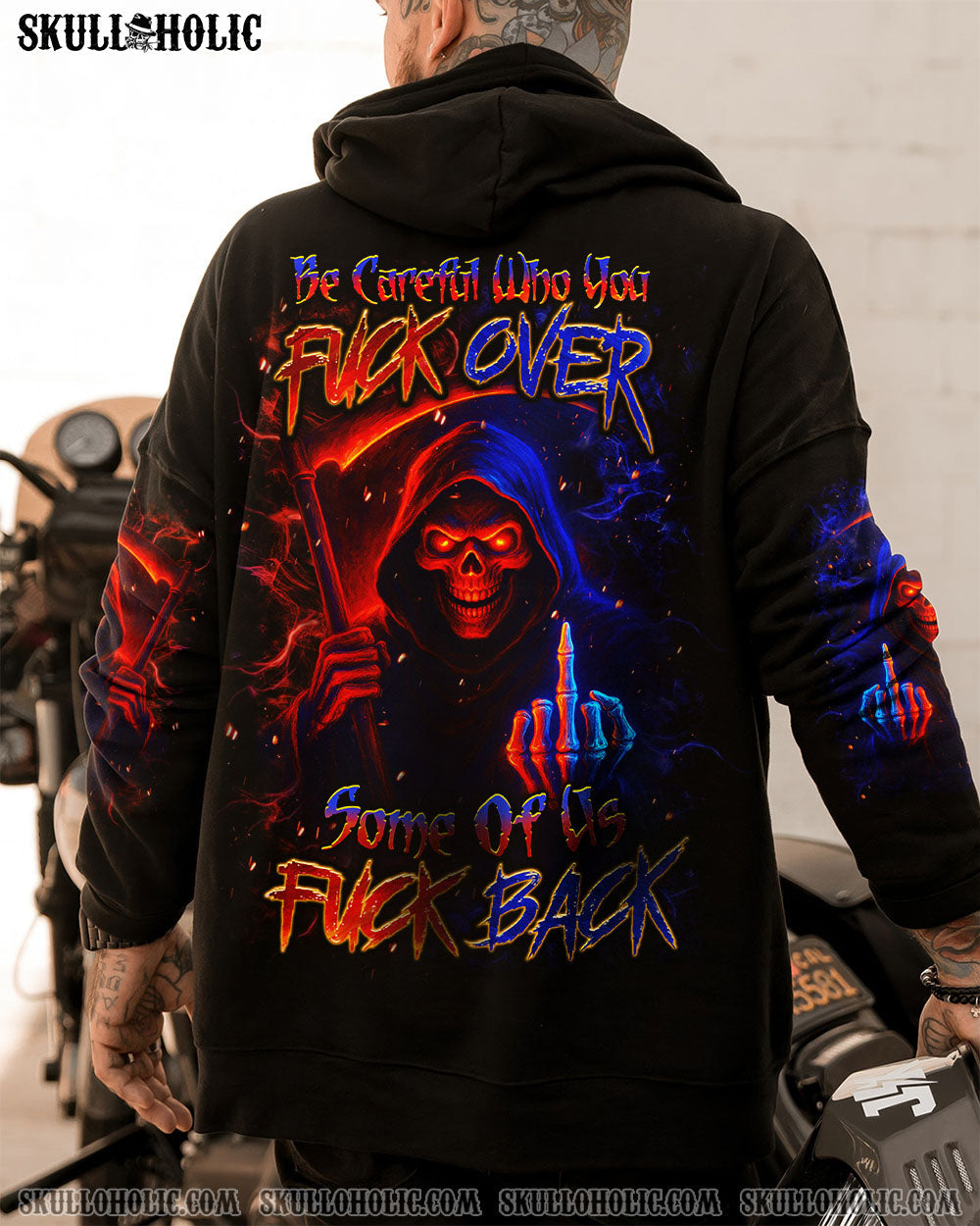 BLISSCORNERS BE CAREFUL WHO YOU F OVER ALL OVER PRINT