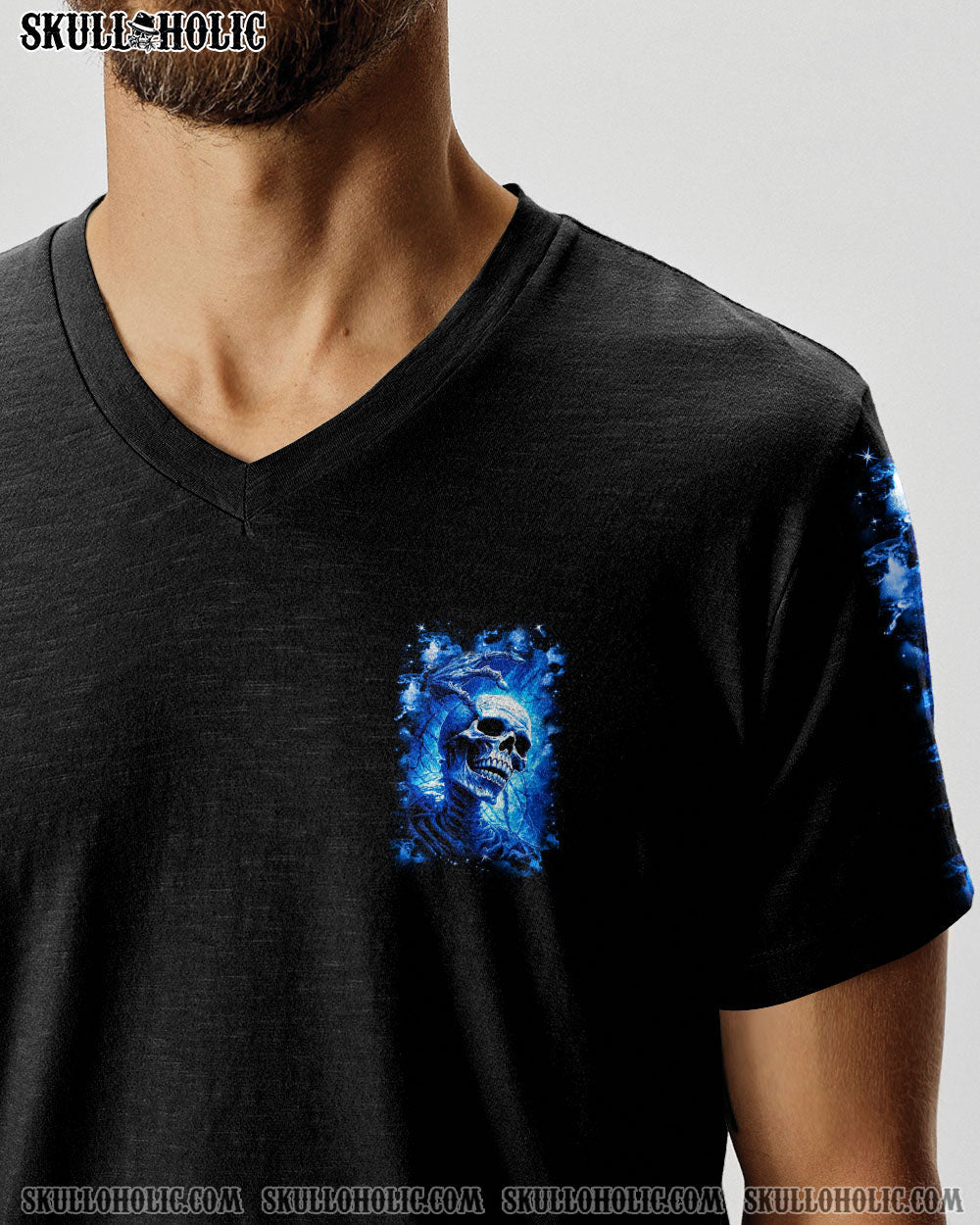 BLISSCORNERS WHEN I WAS BORN SKULL ALL OVER PRINT