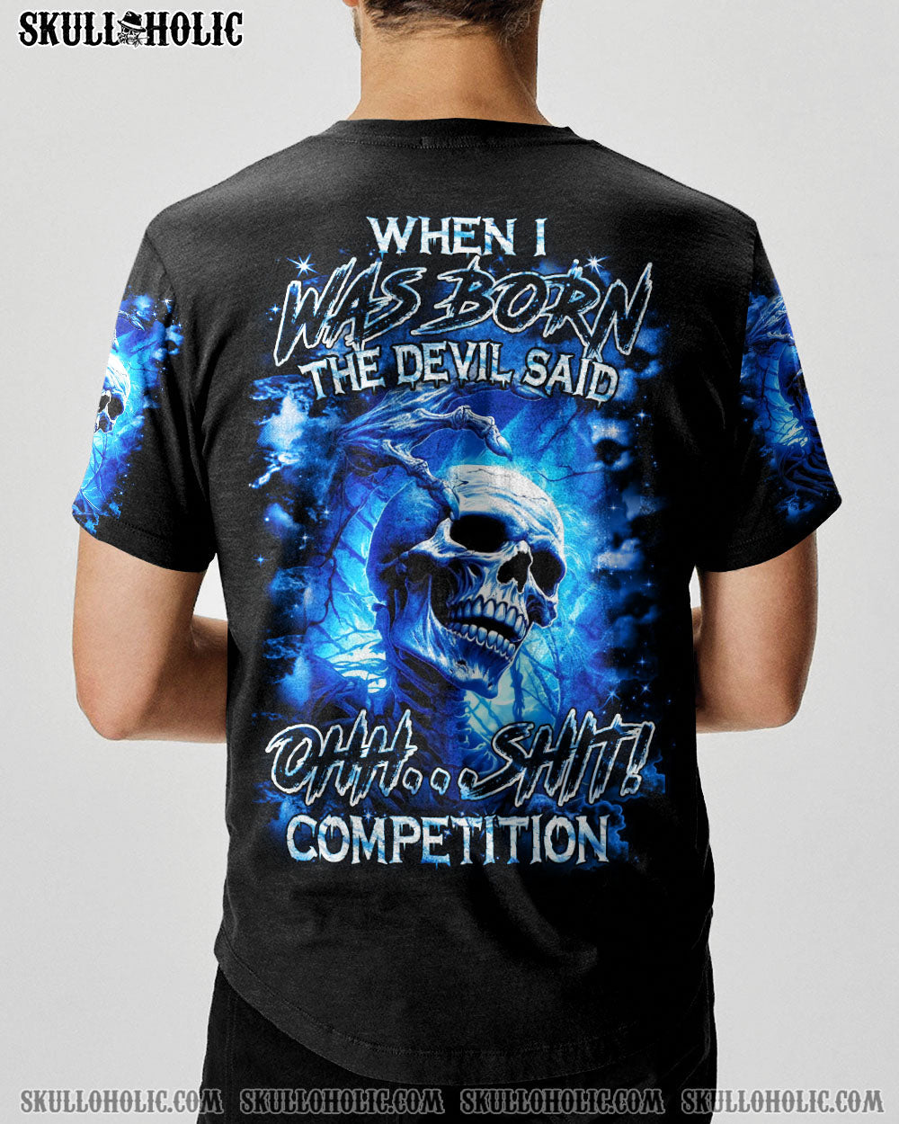 BLISSCORNERS WHEN I WAS BORN SKULL ALL OVER PRINT