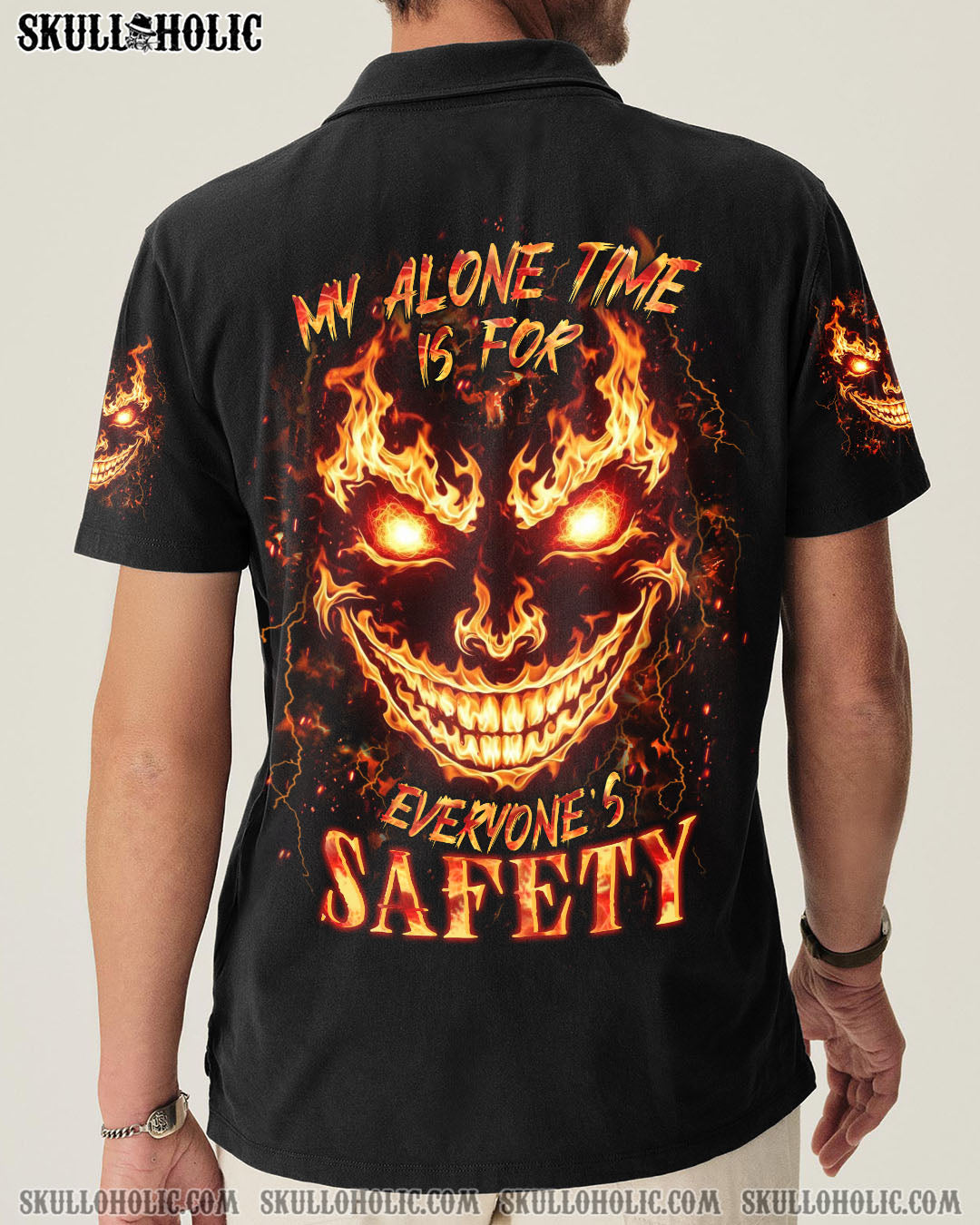 BLISSCORNERS MY ALONE TIME IS FOR EVERYONE'S SAFETY ALL OVER PRINT