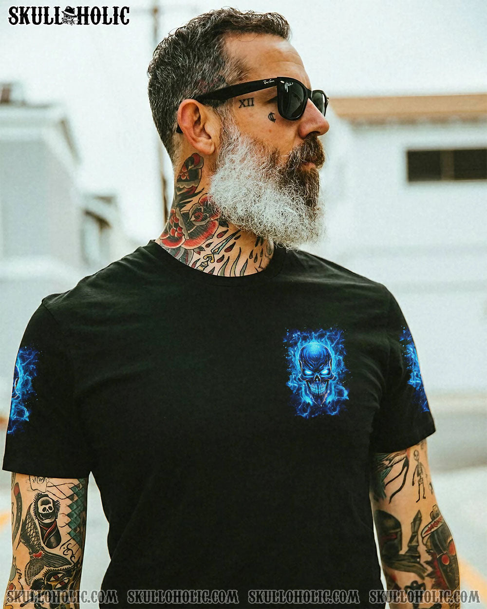 BLISSCORNERS WHEN I WAS BORN SKULL ALL OVER PRINT