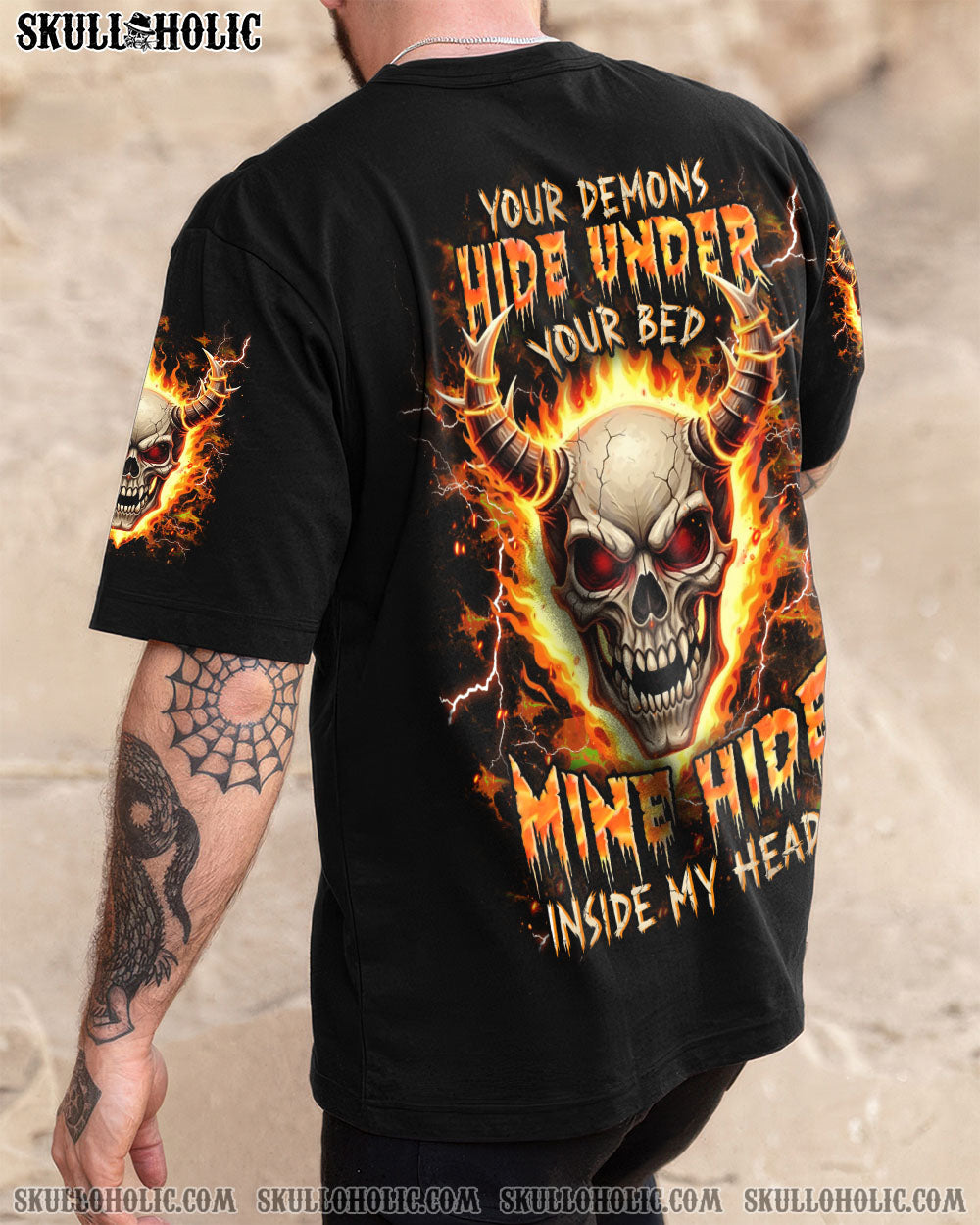 BLISSCORNERS YOUR DEMONS HIDE UNDER YOUR BED ALL OVER PRINT