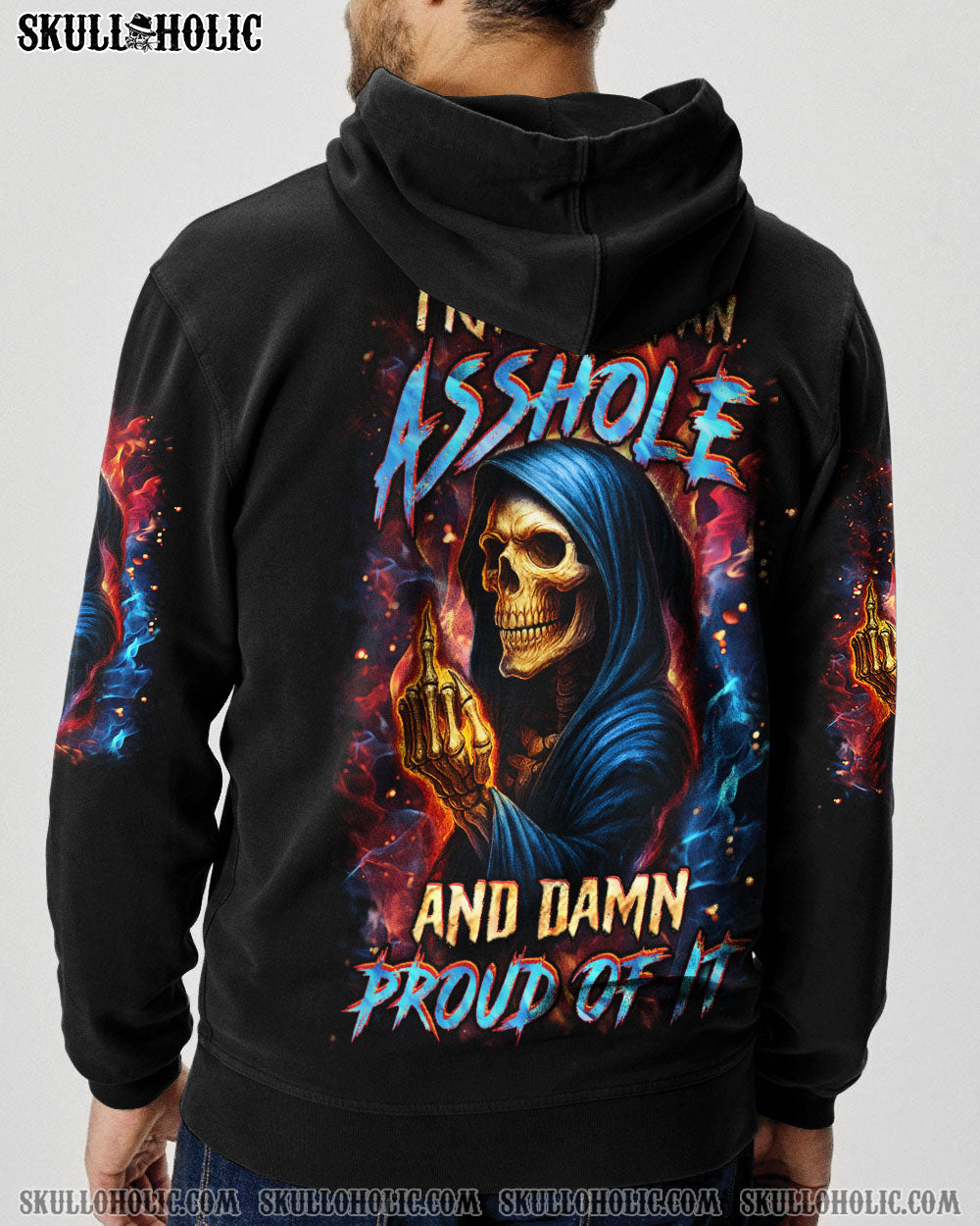 BLISSCORNERS I KNOW I'M AN A SKULL REAPER ALL OVER PRINT
